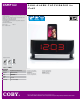Coby CSMP162 - AM/FM Dual Alarm Clock/Radio Specification Sheet