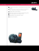 Sony ICF-C8WM - Speaker Dock Clock Specifications