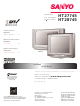Sanyo HT28745 Owner's Manual