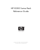 HP 245161-B22 - 10642 42U Rack Shock Pallet Reference Manual
