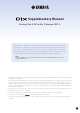 Yamaha 01X Supplementary Manual