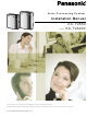 Panasonic KX-TVA594 Installation Manual