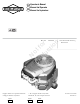 Briggs & Stratton 490000 - REV A Operator's Manual