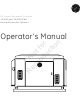 GE HOME GENERATOR SYSTEM 12000 WATT Operator's Manual