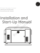 GE HOME GENERATOR SYSTEM 18000 WATT Installation And Start-Up Manual
