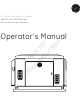 GE HOME GENERATOR SYSTEM 18000 WATT Operator's Manual