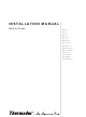 Thermador M301ES Installation Manual