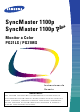 Samsung SyncMaster 1100p Instrucciones De Usuario