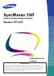 Samsung SyncMaster 150T Instrucciones De Usuario
