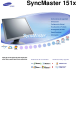 Samsung SyncMaster 151X Manual Del Usuario