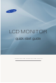 Samsung 2043SNX Quick Start Manual