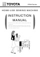 TOYOTA SP20 Series Instruction Manual