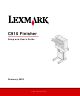 Lexmark 12N0008 - C 910 Color LED Printer User Manual