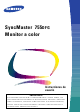 Samsung SyncMaster 755DFG Instrucciones  Para El Usuario