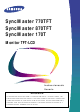 Samsung 770TFT - SyncMaster 770 TFT Instrucciones De Usuario