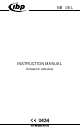 IBP NB 08 L Instruction Manual
