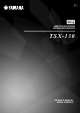 Yamaha TSX-130WH - Desktop Audio System Owner's Manual