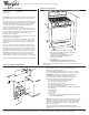 Whirlpool GFG471LV Dimensions And Installation Information