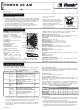 VISONIC TOWER 20 AM - INSTALLER GUIDE REV Installation Instructions Manual