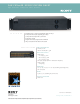 Sony CAV-CVS12ES - Component Video Switcher Specification Sheet