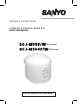 Sanyo ECJ-N100F - Electronic Rice Cooker Manuel D'instructions