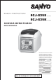 Sanyo ECJ-S35S - Micom Rice Cooker Manuel D'instructions