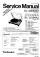 TECHNICS SL-1210MK2 Service Manual Supplement