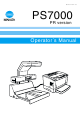 Minolta PS7000 Operator's Manual