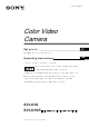 Sony EVI-D70P Operating Instructions Manual