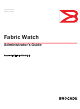 Brocade Communications Systems Fabric Watch Administrator's Manual