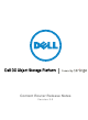 Dell DX Content Router 2.2 Release Note