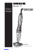 Oreck Steam-On User Manual