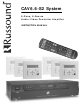 RUSSOUND CAV66 2 Instruction Manual