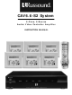 RUSSOUND CAV66 1 Instruction Manual