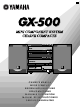 Yamaha GX-500RDS Owner's Manual