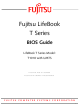 Fujitsu T1010 - LifeBook Tablet PC Bios Manual