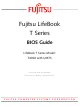 Fujitsu T2020 - LifeBook Tablet PC Bios Manual