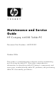 HP Tc4200 - Compaq Tablet PC Maintenance And Service Manual