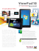 ViewSonic ViewPad 10 Datasheet