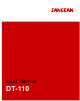 SANGEAN DT-110 - MANUAL 2 User Manual