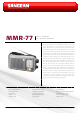 SANGEAN MMR-77 Brochure