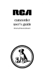 RCA CC6151 - VHS-C Camcorder User Manual