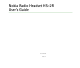Nokia HS-2R - Personal Radio User Manual