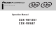 Pioneer CDX-FM687 Operation Manual