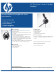 HP GW470AA - Bluetooth Stereo Headphones Datasheet