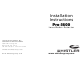 WHISTLER PRO-3600 Installation Instructions Manual