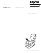 Sanyo HEC-DR6700K - Zero Gravity Massage Chair Parts List