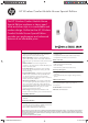 HP NK528AA - Comfort Wireless Mouse Datasheet