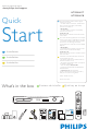 Philips HTS5506 Quick Start Manual