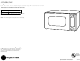 GE JE740BK - 7 cu. Ft Capacity Countertop Microwave Oven Dimensions And Installation Information